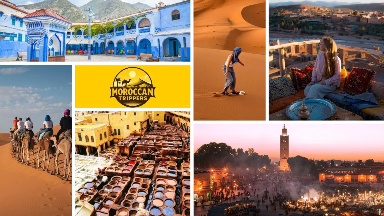 Marokko Rundreise 7 Tage ab Marrakesch, 7-Tage Marokko Grand Tour: Marrakesch, Sahara & Königsstädte, 7-tägige Reise von Marrakesch nach Fès, 7 Tage Wüstentour ab Marrakesch, 7 Tage von Marrakesch nach Fès via Erg Chebbi, Luxus Wüstencamp Marokko