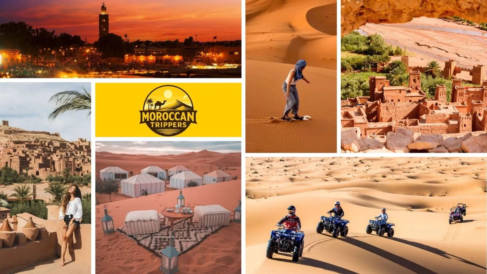 Circuit 5 jours Marrakech Fès, Excursion désert Marrakech Fès 5 jours, Voyage organisé Maroc, De Marrakech à Fès via Erg Chebbi, Camp de luxe désert Maroc