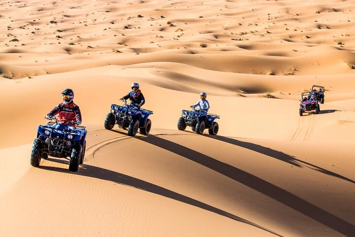 Excursion en quad dans les dunes de Merzouga.