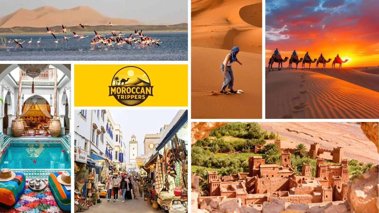 16-Dniowa Wycieczka Objazdowa po Maroku z Casablanki, wakacje w Maroku, wycieczka na Saharę z Casablanki, wielka wycieczka po Maroku, nocleg na pustyni Maroko, Agadir i Tanger